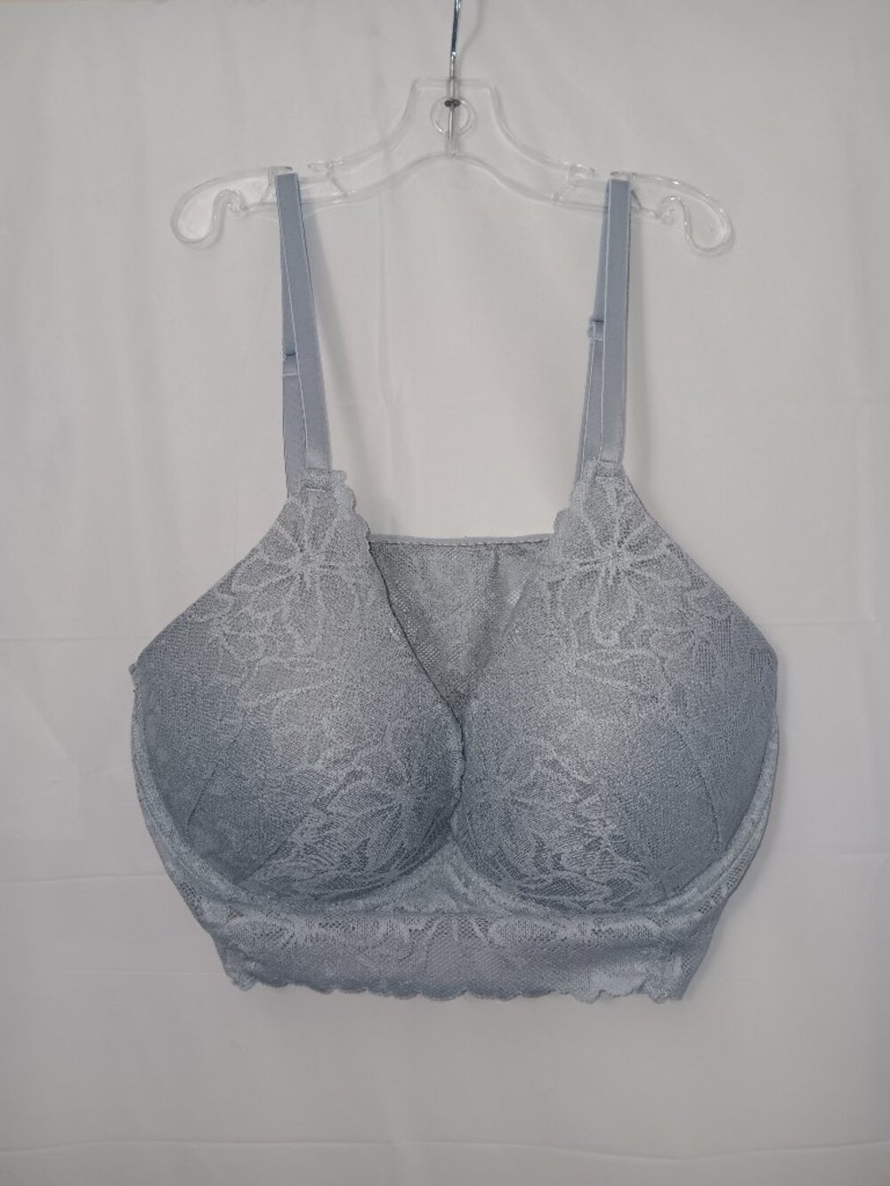 PINK VICTORIA'S SECRET LACE PRINT MEDIUM PUSH-UP BRA/BRASSIERE PUSH-UP BRA